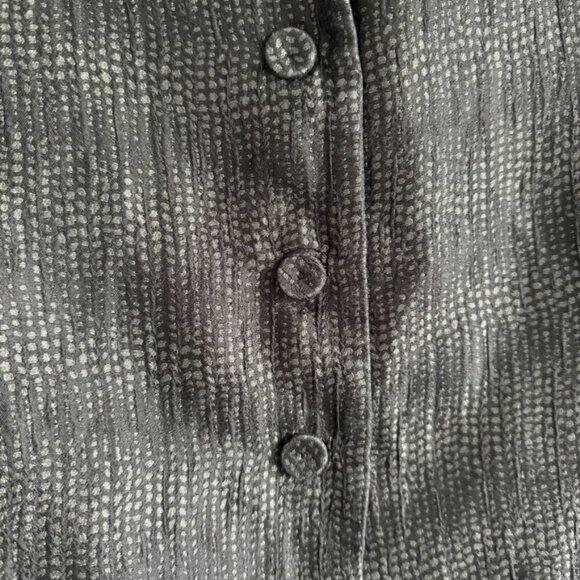 Eileen Fisher Eclipse Jacquard Silk Jacket Women's Size Small Artsy Lagenlook - Picture 6 of 12